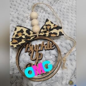 New Buckle Up B$^+ Car Charm Accessory